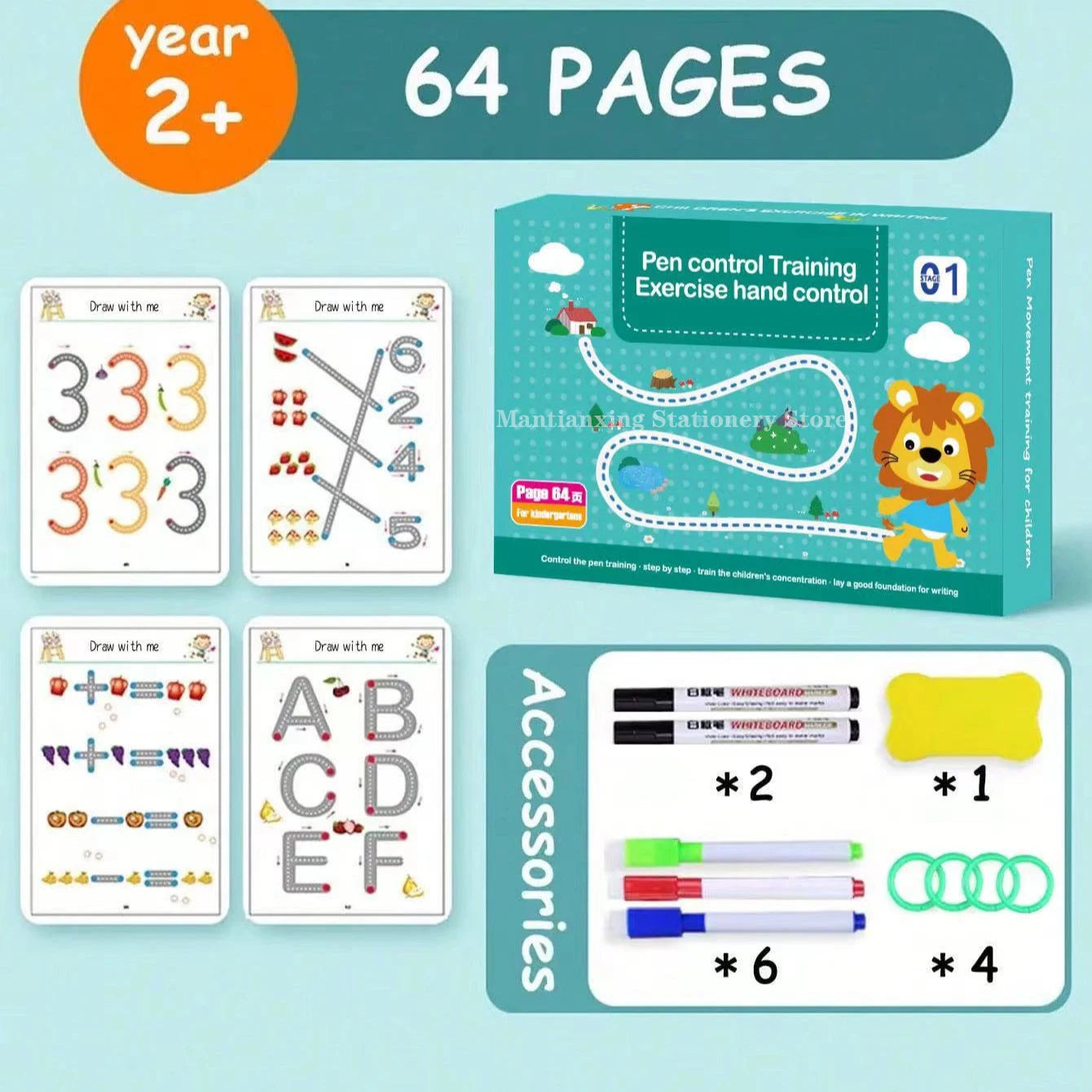 Reusable Magical Tracing Workbook