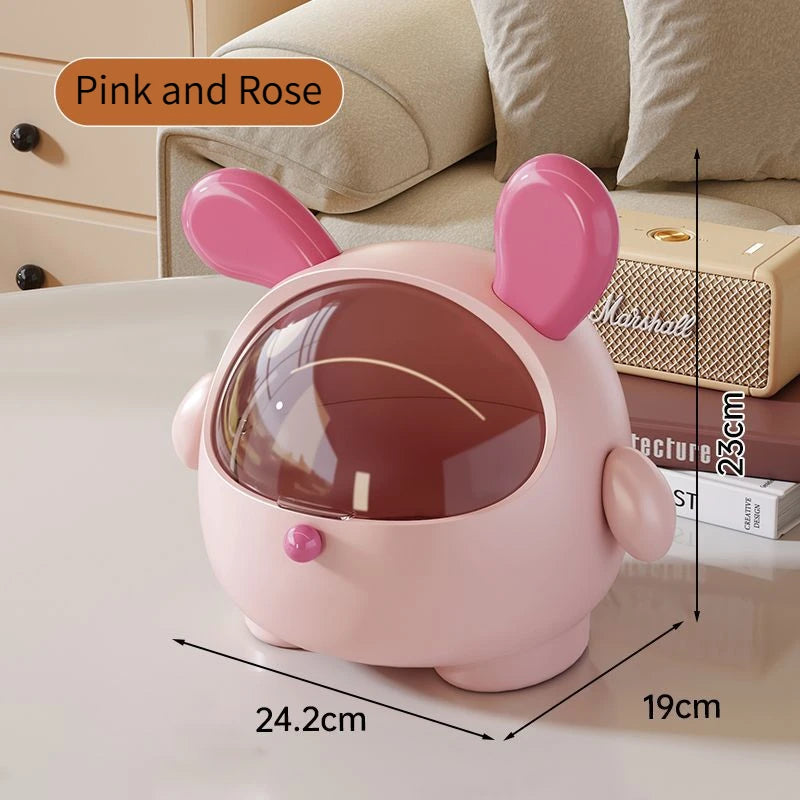 Decorative Flip-Lid Desktop Storage Box