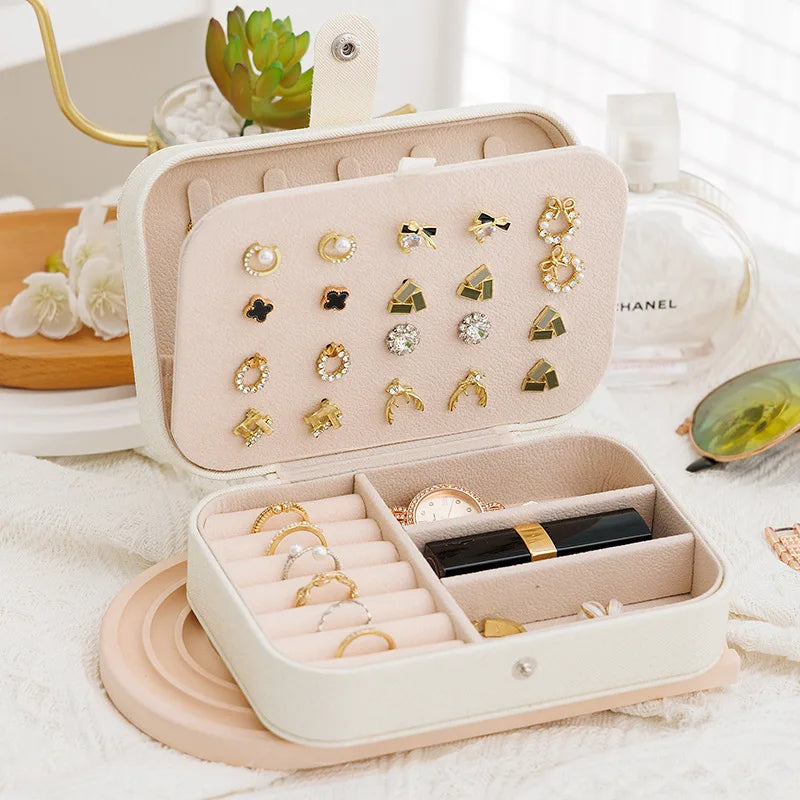 Portable Travel Jewelry Organizer Case