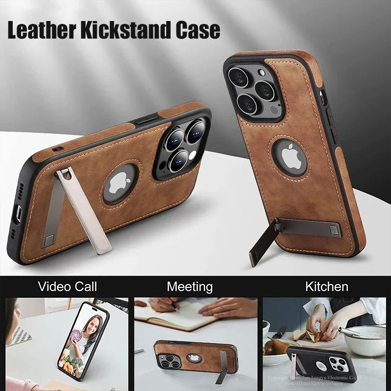 Leather Mobile Phone Case for iPhone