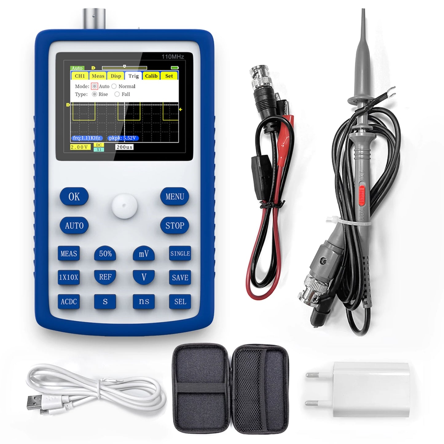 FNIRSI 1C15 Professional Digital Oscilloscope