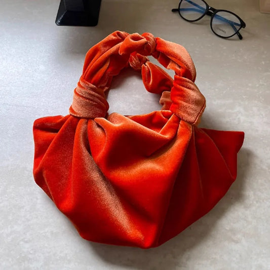 Velvet Dumpling Handbag