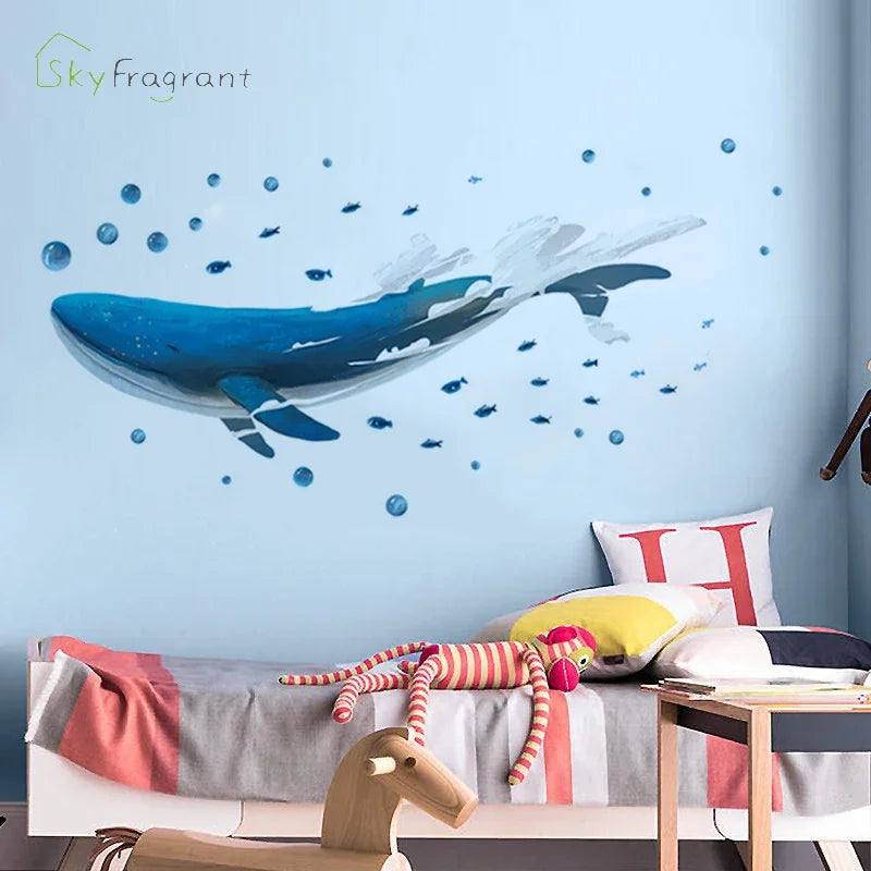 Creative Whale Wall Sticker