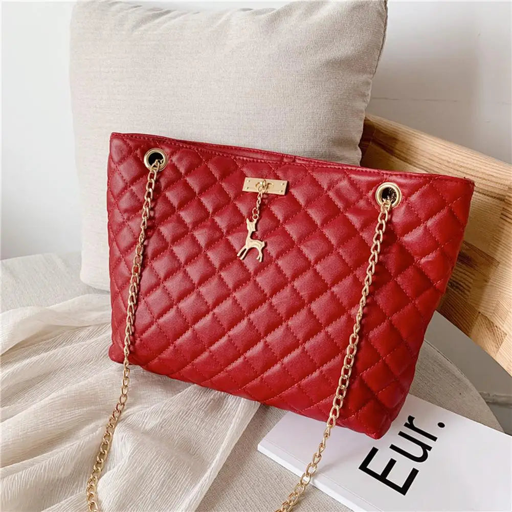 PU Leather Women Shoulder Bag