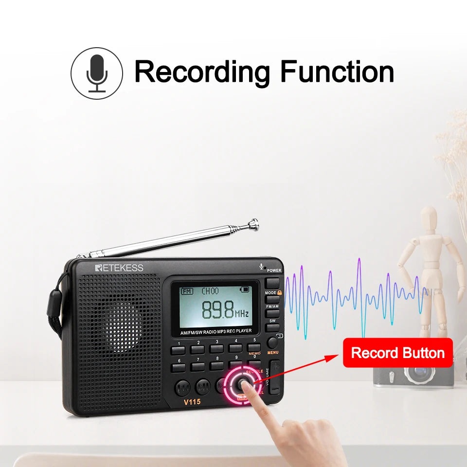 Retekess V115 Radio FM