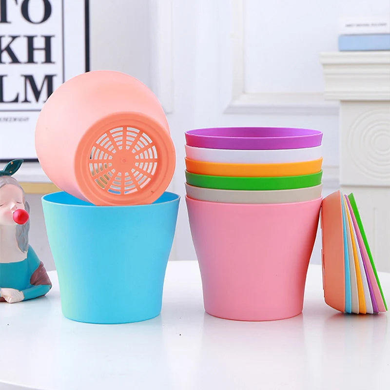 Mini Flower Pot with Tray