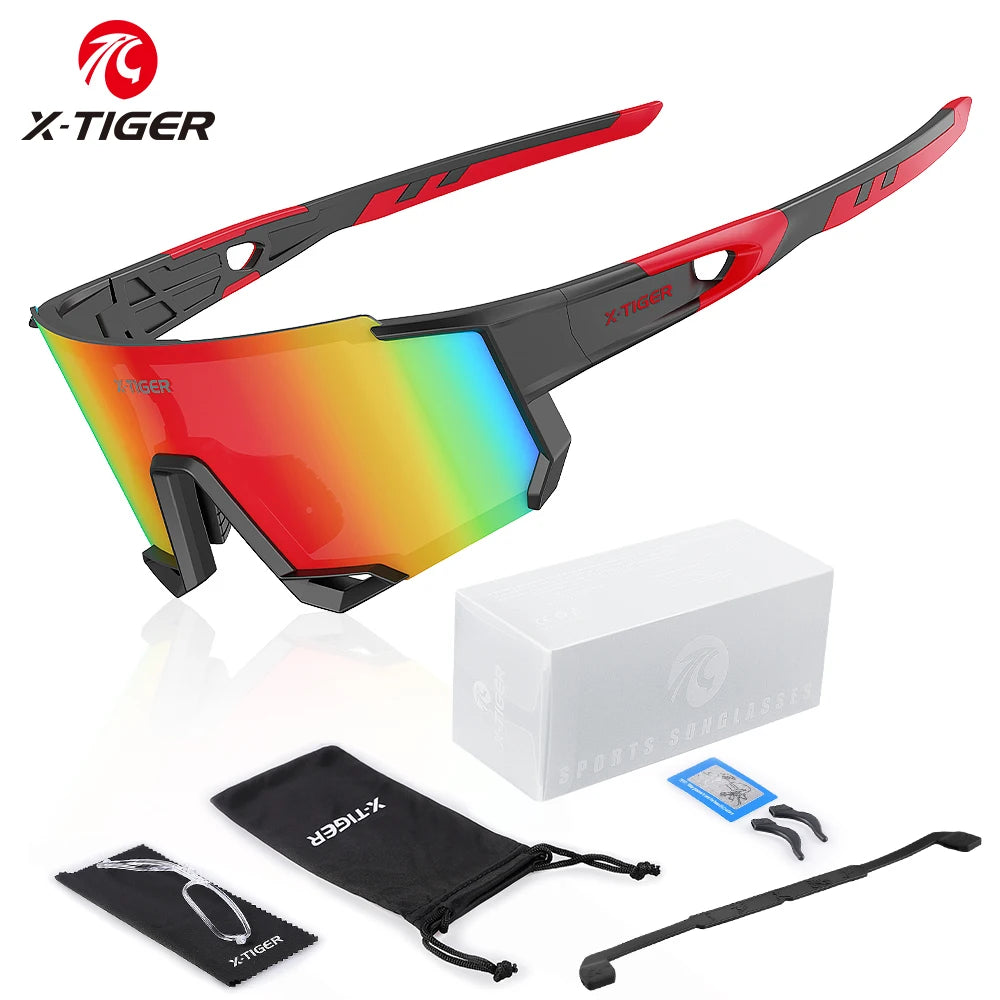 X-TIGER Adult Polarized Cycling Glasses
