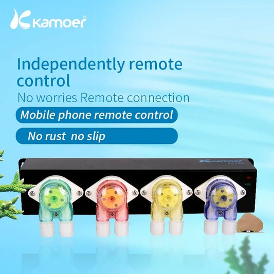 Kamoer F4 PRO V2 WiFi & Bluetooth Aquarium Dosing Pump