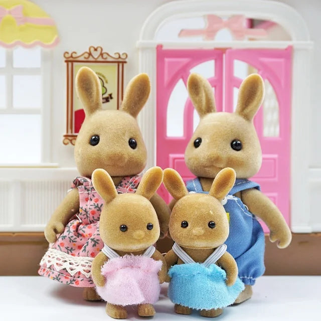 Forest Animal Family Doll Set