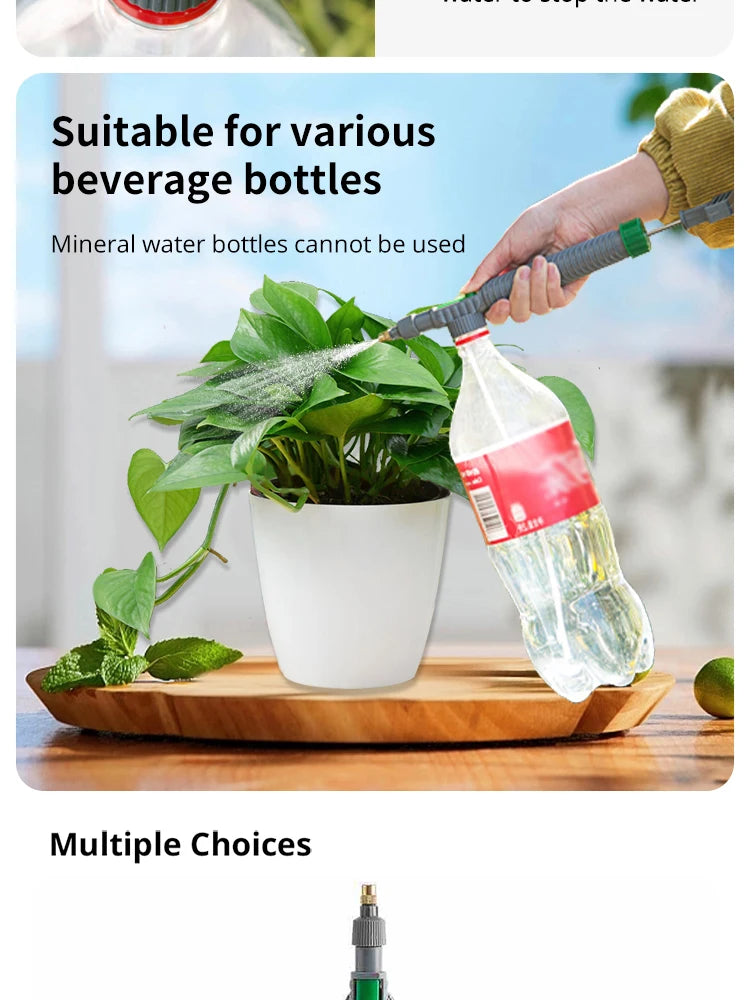 Gardening Sprayer Beverage Bottle Watering Can