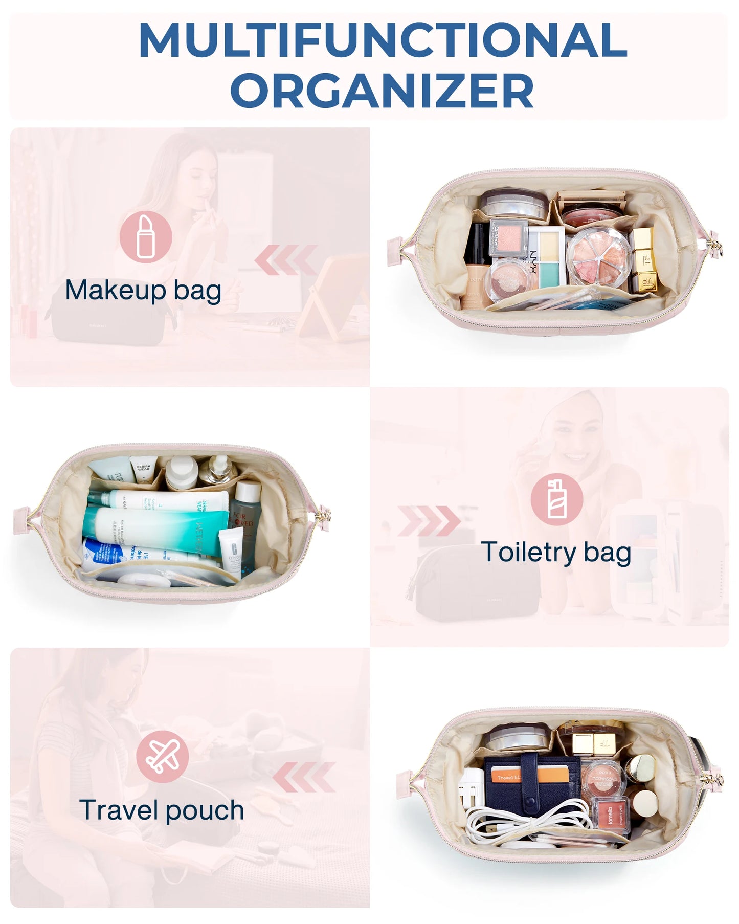 BAGSMART Make Up Bag