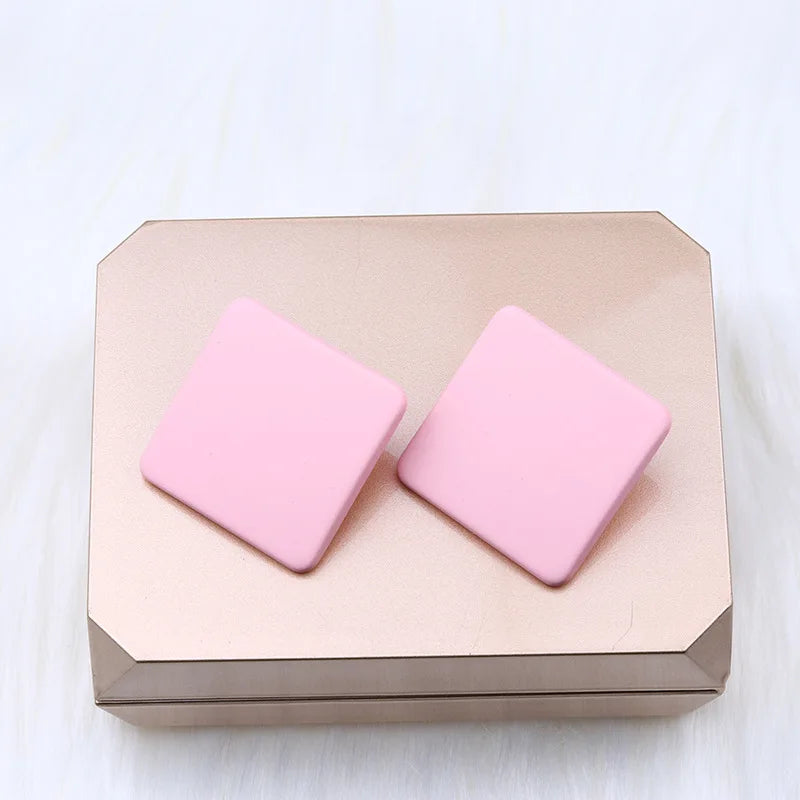Acrylic Square Stud Earrings