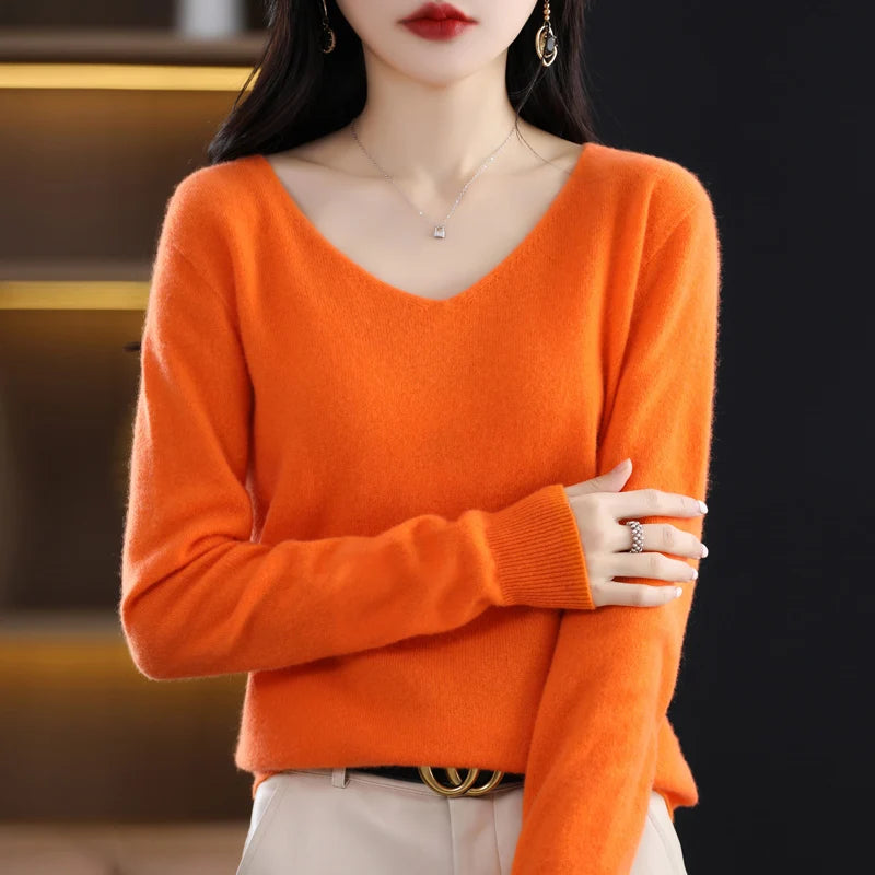 100% Pure Wool Cashmere Sweater