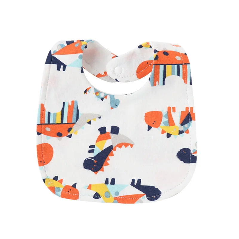 4 Pcs/lot Baby Bibs Double Layer