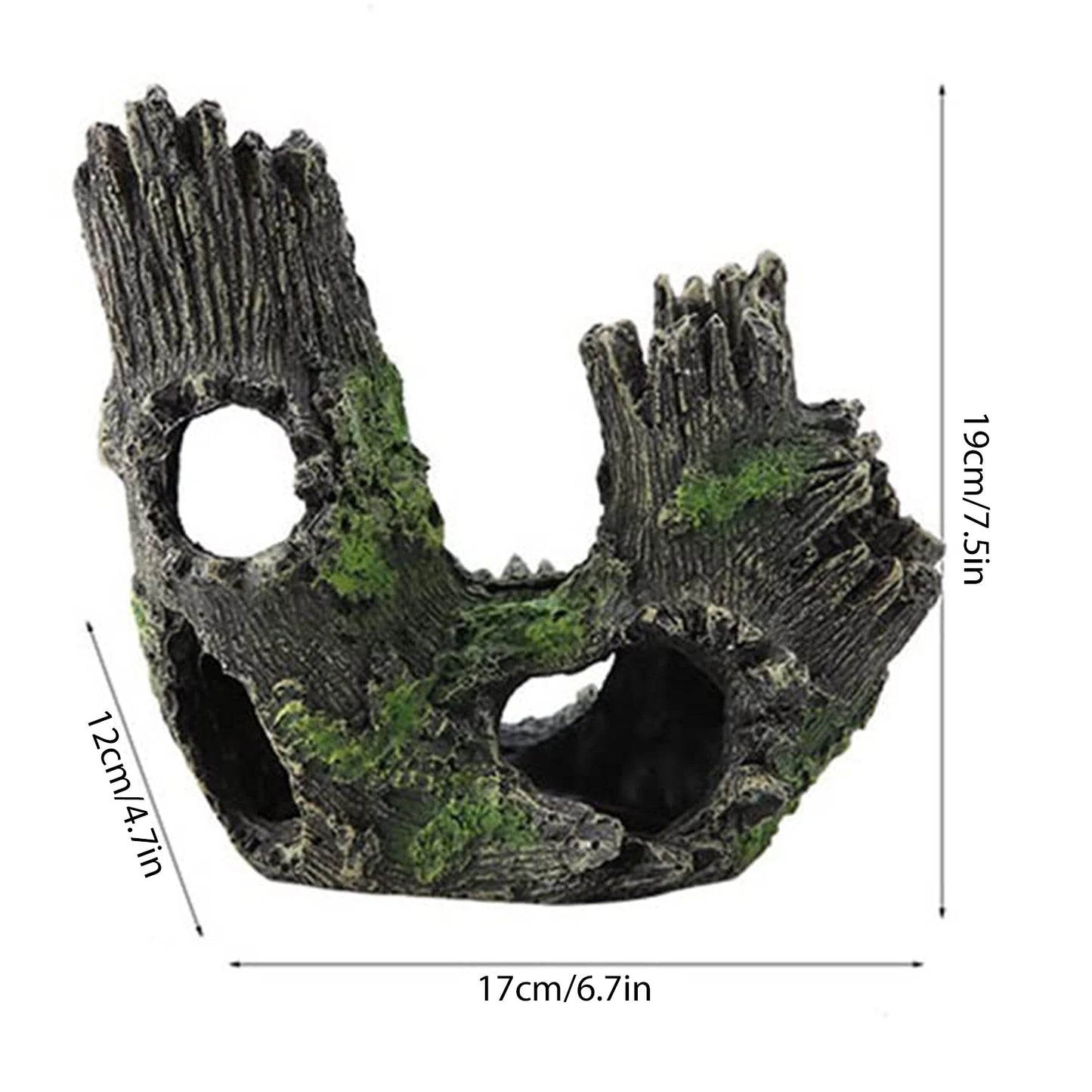 Fish Tank Artificial Bridge Resin Landscape Decoration