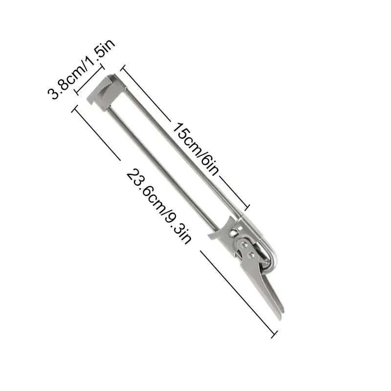Adjustable Stainless Steel Jar & Bottle Opener