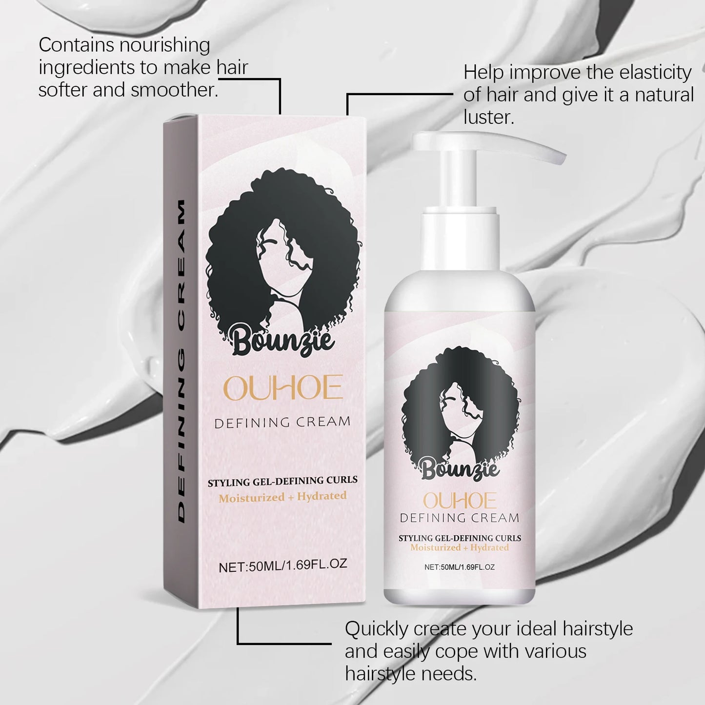 Curl Styling Elasting Nourishing Hair