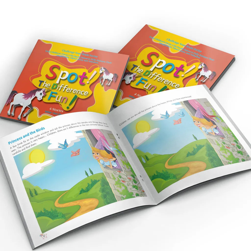 Spot the Difference Puzzle Books for Kids – 8 Book Set