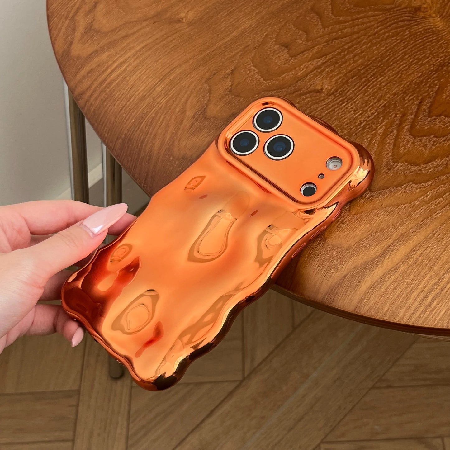 3D Meteorite Wave iPhone Case