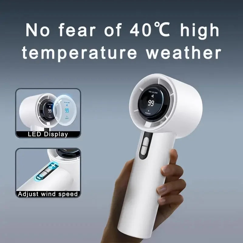 Portable Handheld Fan USB Rechargeable