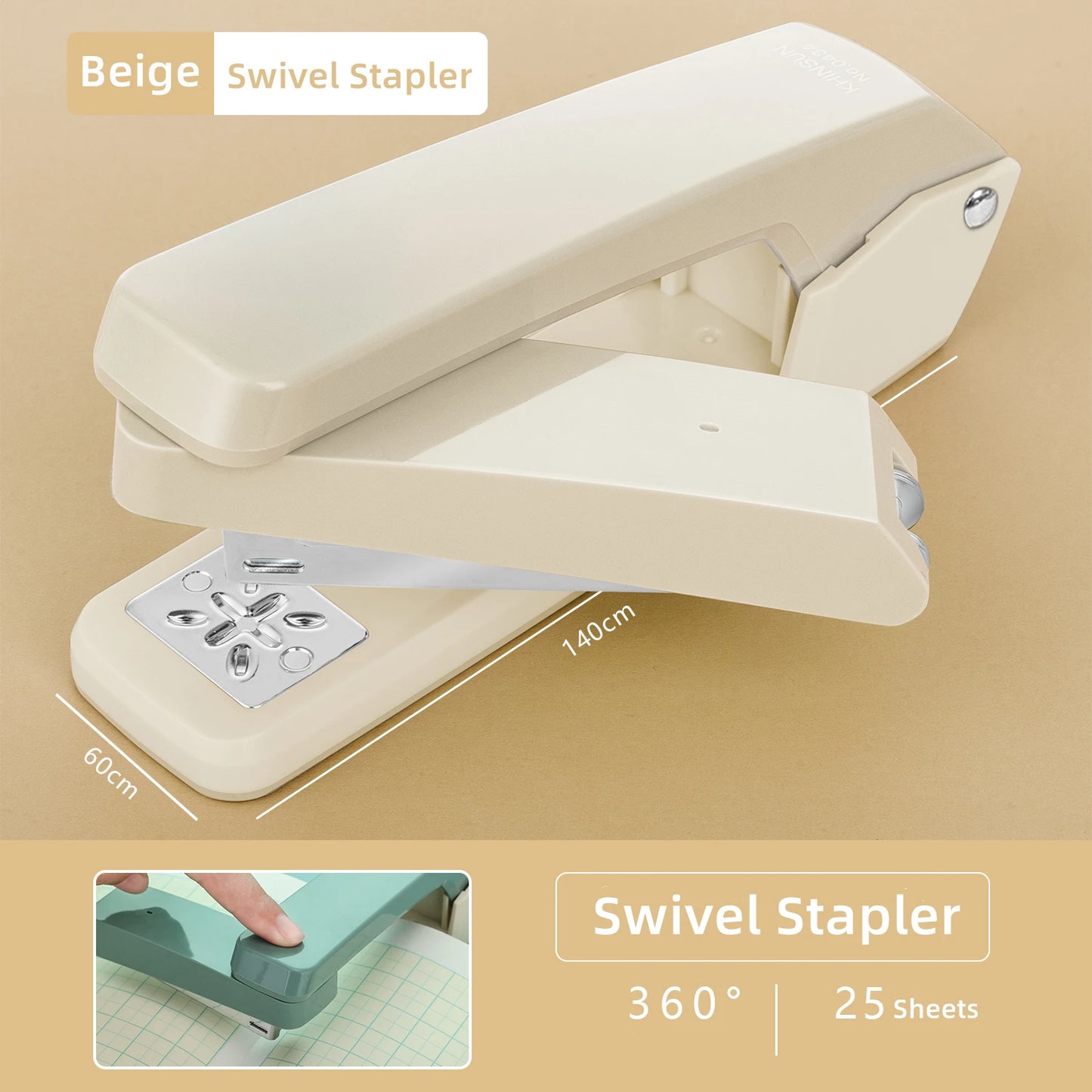 Deli Swivel Office Stapler
