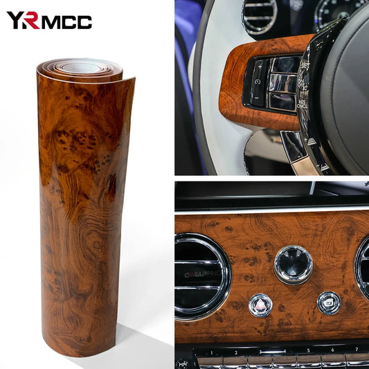 Wood Grain Film Wrap Vinyl Car Stickers