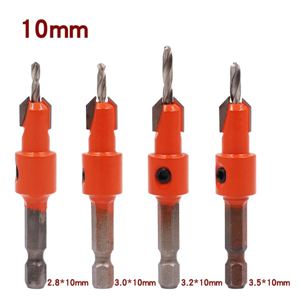 1/4" Woodworking Hex Shank Drills Bit Set