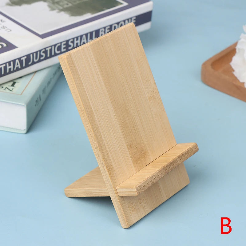 Wooden Phone & Tablet Holder Stand