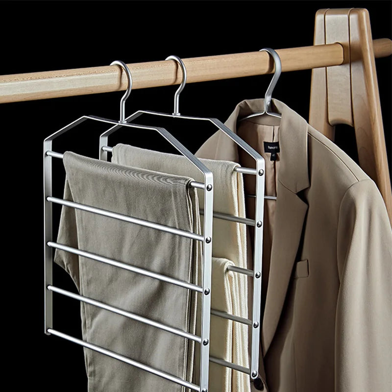 1Pc 5 in 1 Gold Pant Hanger