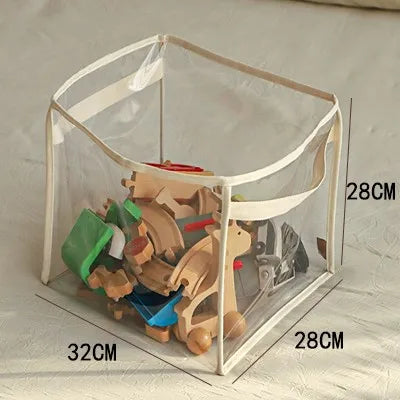 Transparent Toy Storage Basket