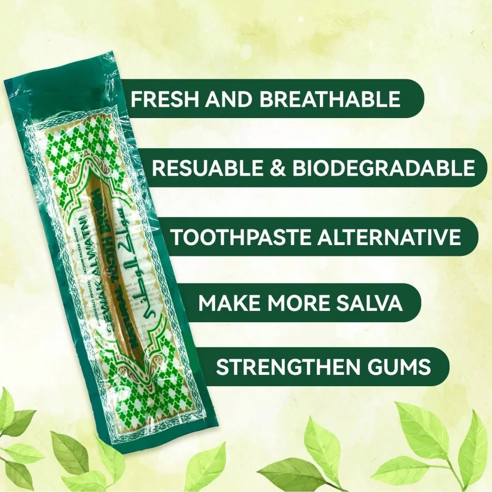Ultra-Thin Natural Toothbrush Stick