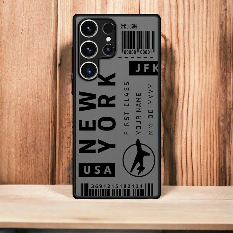Travel Ticket Phone Case