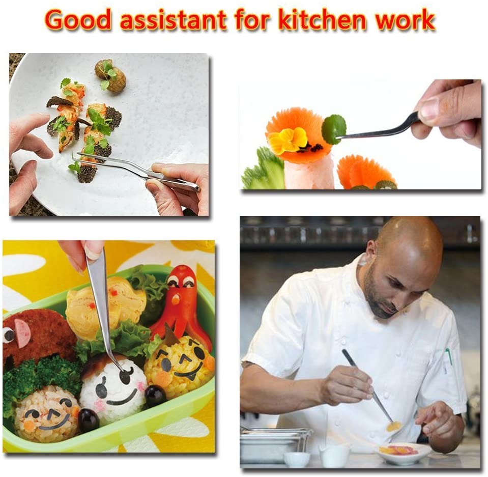 Stainless Steel Tweezers For Sweets And Food Decoration