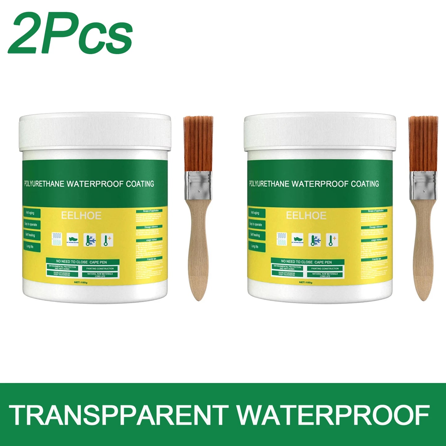 100/900g Transparent Waterproof Agent Toilet Anti-Leak Glue
