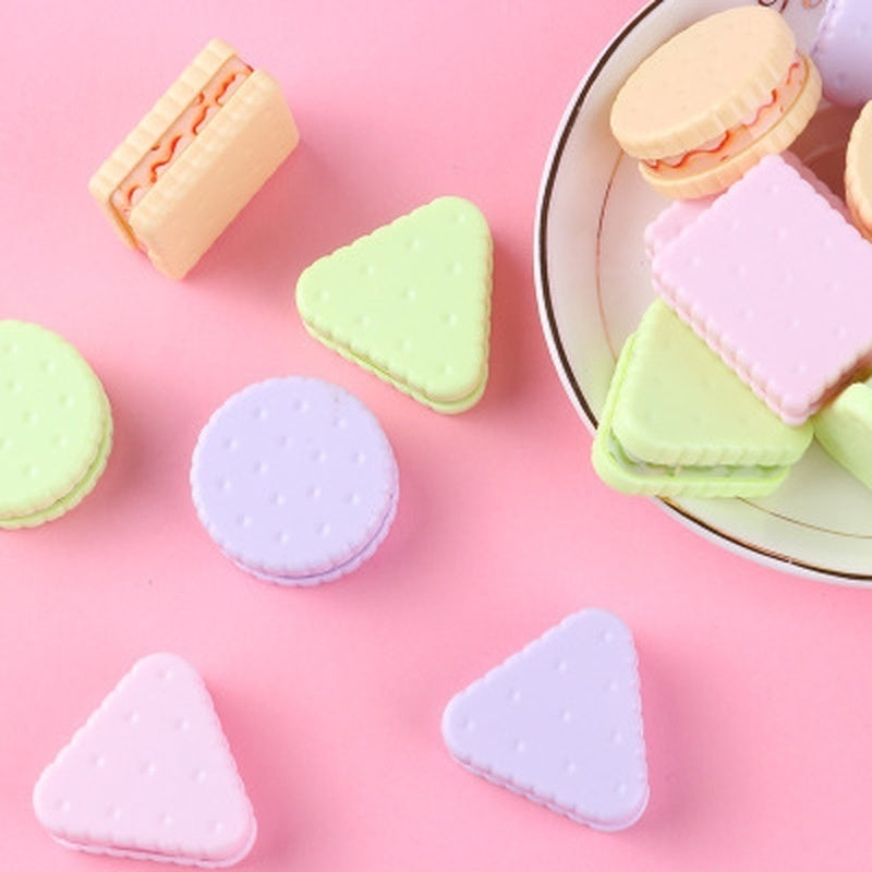 Biscuit Shape Pencil Sharpener Set