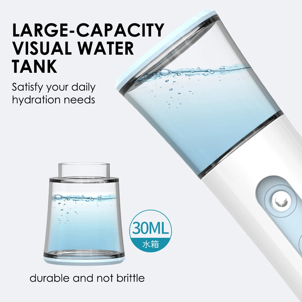 Nano Mist Sprayer 30ml LED Skin Moisture Test