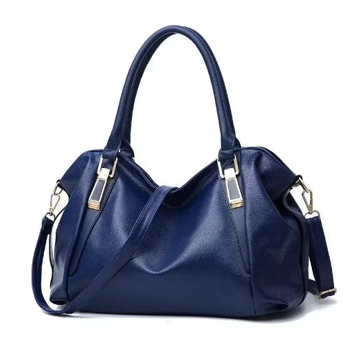 Large Capacity PU Leather Shoulder Tote Bag