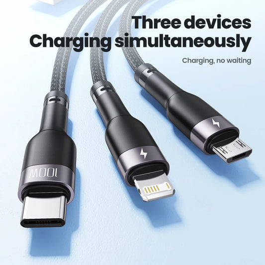 3-in-1 USB Fast Charging Cable