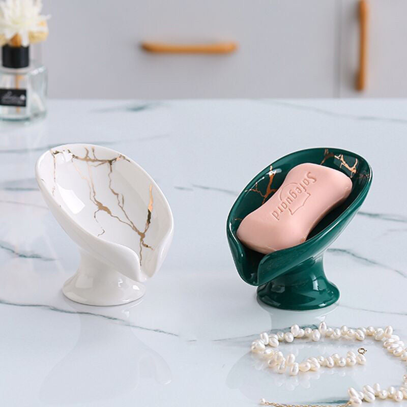 New 1 ceramic Leay shower soap holder