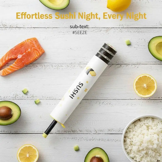 DIY Sushi Roll Maker Machine with Mould Set