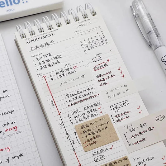 Vertical Desk Calendar Planner – Weekly Monthly Schedule Notebook