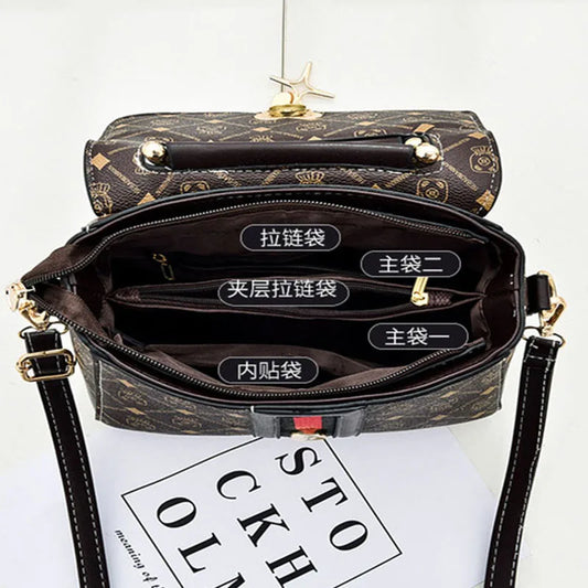 Women’s Structured PU Shoulder Bag