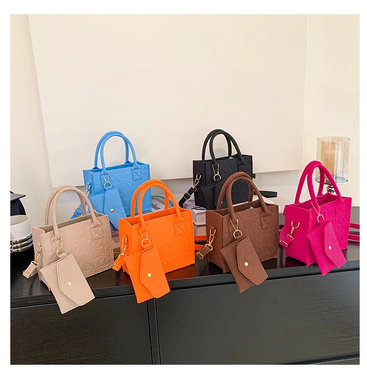 Shoulder Diagonal Two-Piece Bag