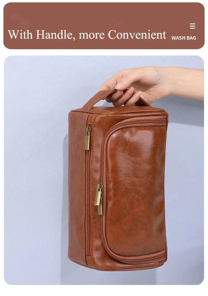 Leather Toiletry Bag