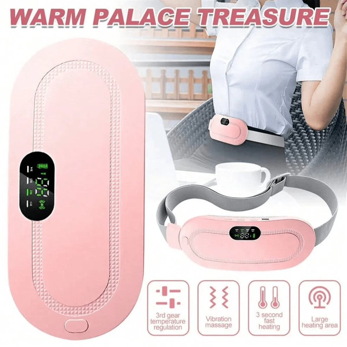 Menstrual Heating & Massage Relief Belt