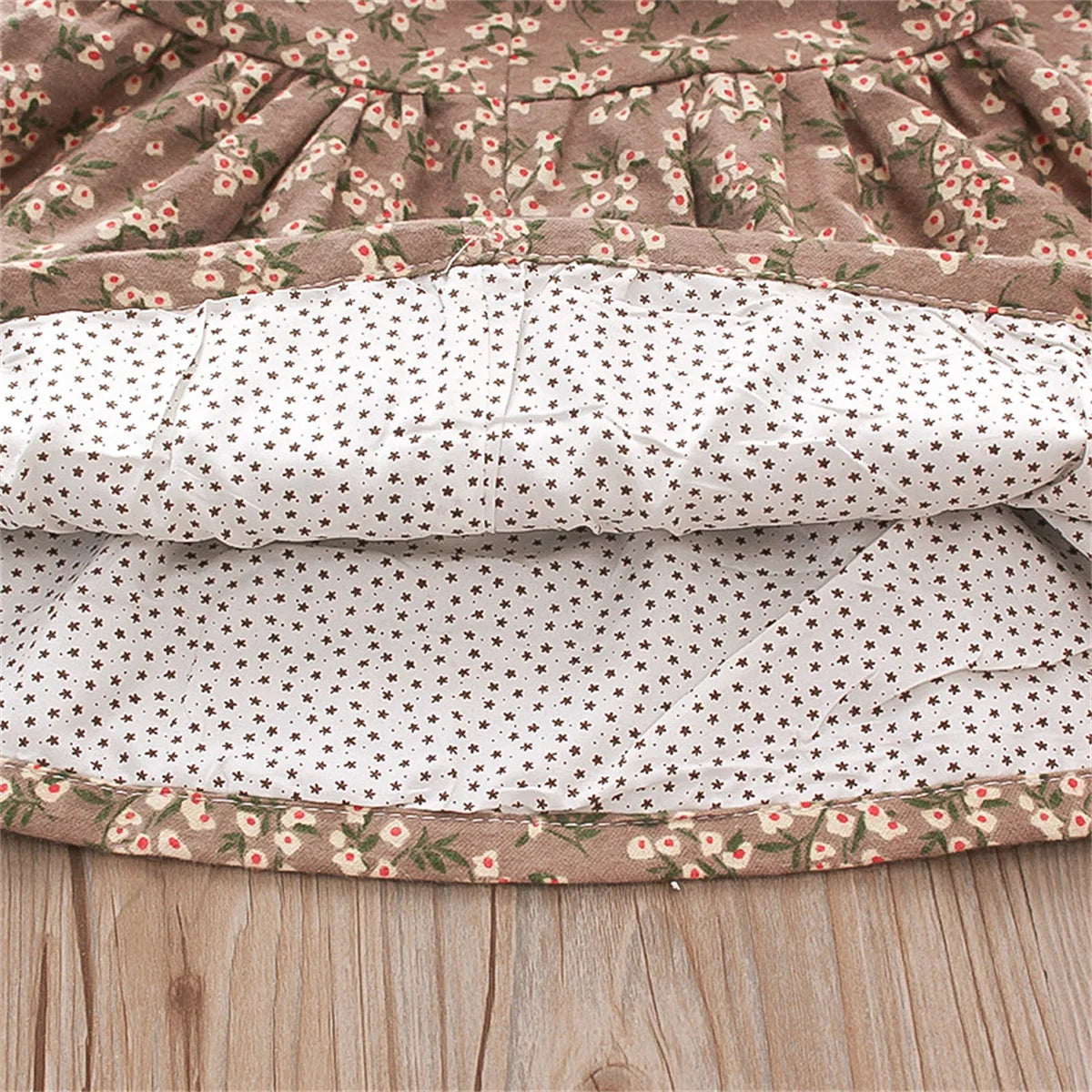 Girls' Dress Long Sleeve Forest Style