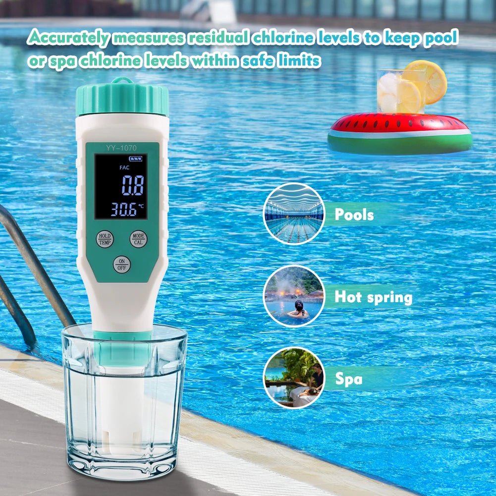 Digital Chlorine Meter PH Tester