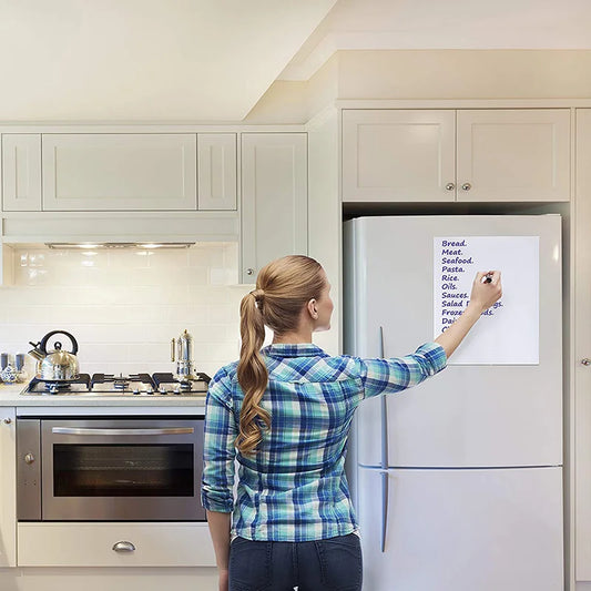 A4 Magnetic Dry Erase Whiteboard Sheet for Fridge