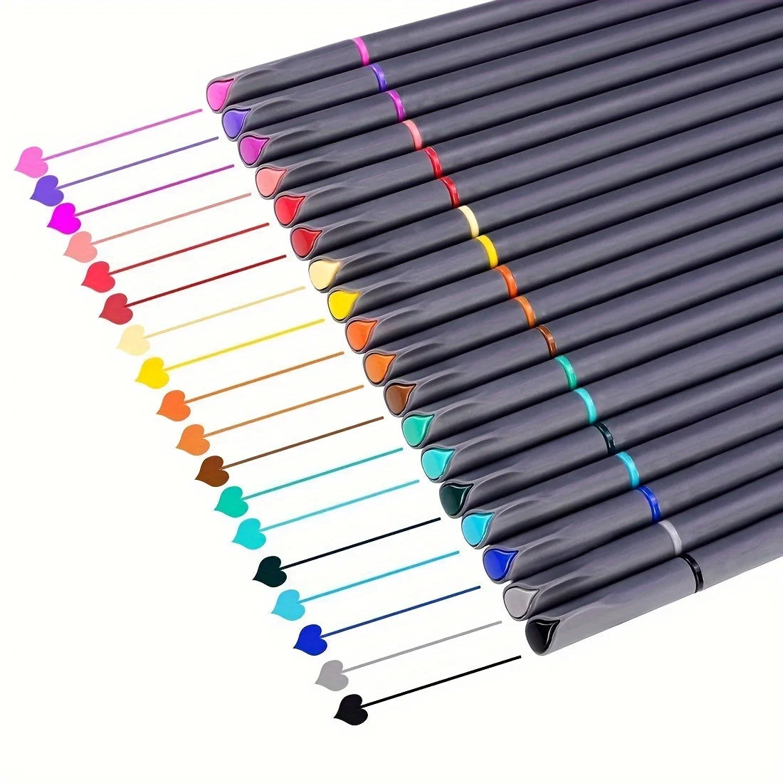 12-100Pcs Colorful Line Drawing Pen Set