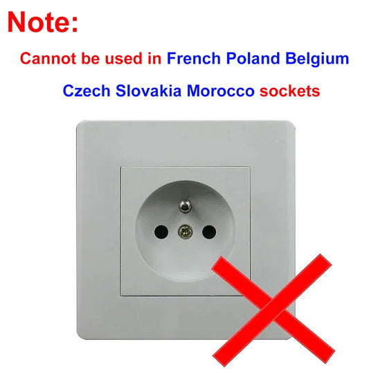 EU Multi Socket Plug Adapter
